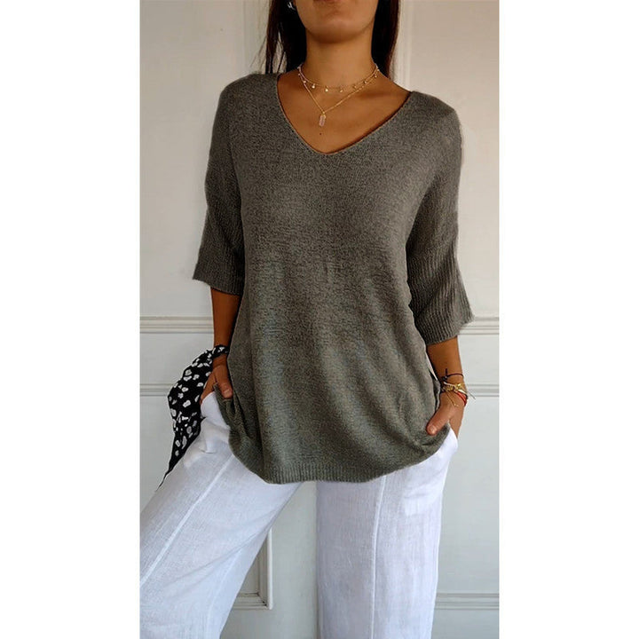 LEA | V-AUSSCHNITT-PULLOVER