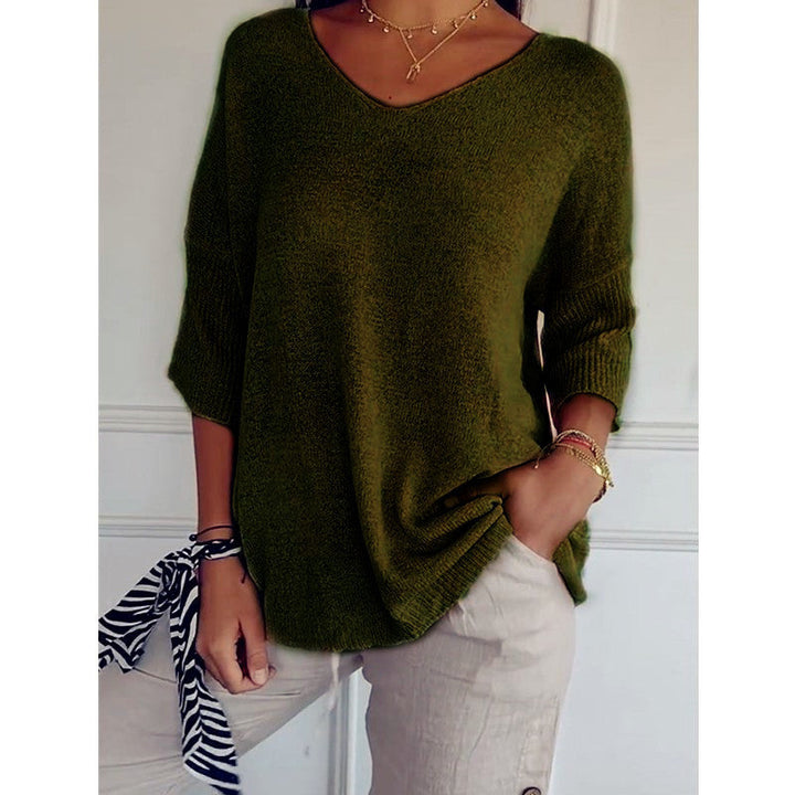 LEA | V-AUSSCHNITT-PULLOVER