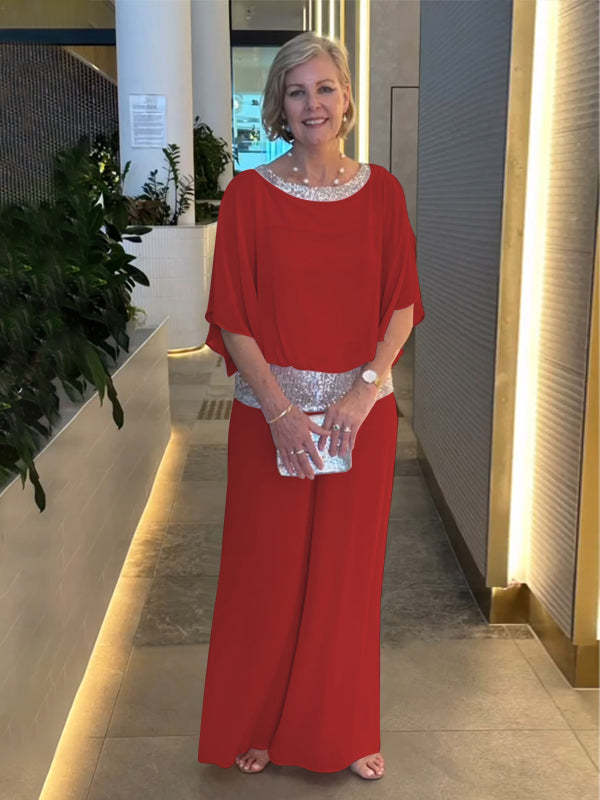 LIV | PAILLETTEN-BESTEHTENDES ZWEITEILER-SET